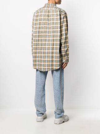 oversized check shirt展示图