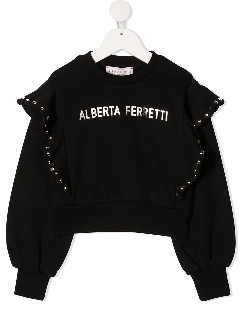 фото Alberta ferretti kids толстовка с логотипом