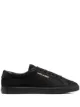 Image 1 of Saint Laurent snake-effect low-top sneakers