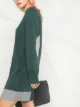 MM6 Maison Margiela intarsia-knit elbow patch dress