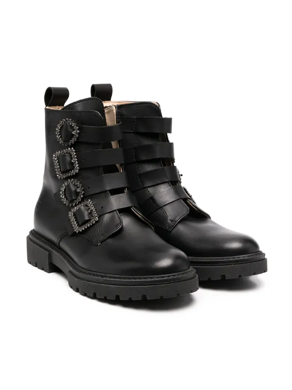 multi buckle boots