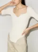 Image 2 of Khaite Irina ribbed-knit top