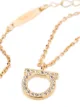 Salvatore Ferragamo crystal-embellished Gancini necklace