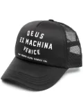 Deus Ex Machina Venice address-embroidered baseball cap - Black