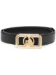 Image 1 of LANVIN logo motif buckle belt