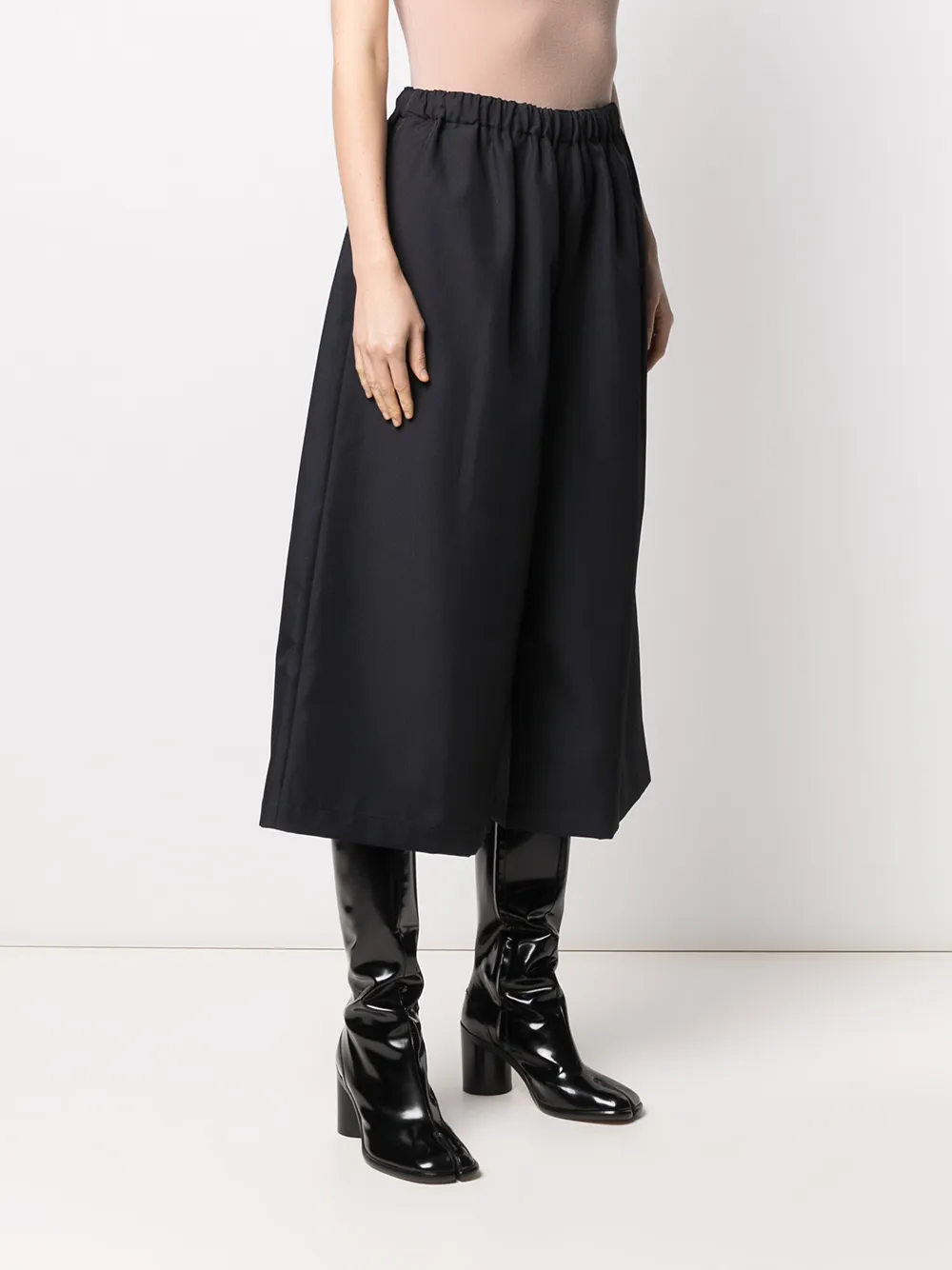 Comme Des Garçons Comme Des Garçons High waist culotte Blauw