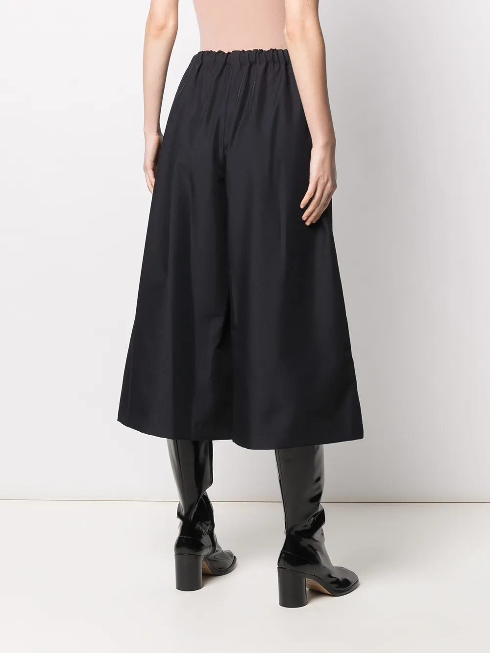 Comme Des Garçons Comme Des Garçons High waist culotte Blauw