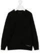 Image 1 of John Richmond Junior logo patch fine knit jumper