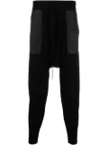 The Viridi-Anne fleece-lined slim trousers - Black