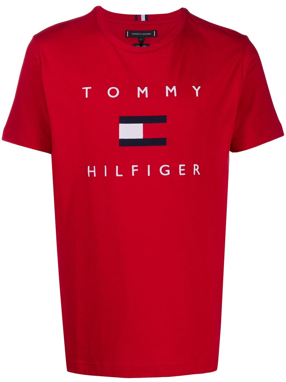 фото Tommy hilfiger футболка с круглым вырезом и логотипом