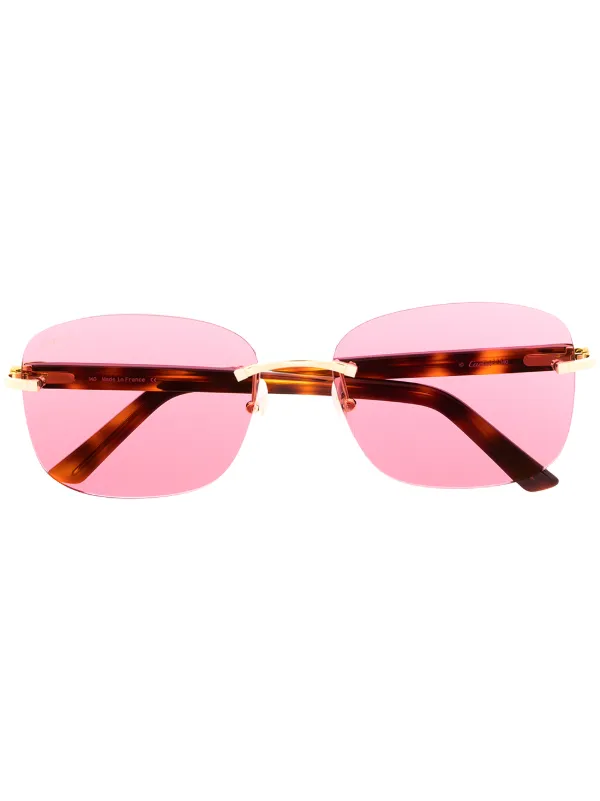 Cartier Eyewear Occhiali Da Sole C Décor Con Montatura a Giorno - Farfetch
