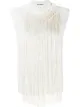Image 1 of Jil Sander tassel-detail sleeveless knitted top