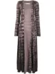 Image 1 of Raquel Allegra printed long-sleeved maxi dress