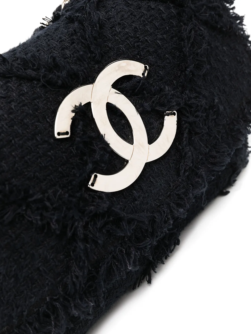 Chanel Pre-owned 2008-2009 Interlocking CC Shoulder Bag in Blue, view 4