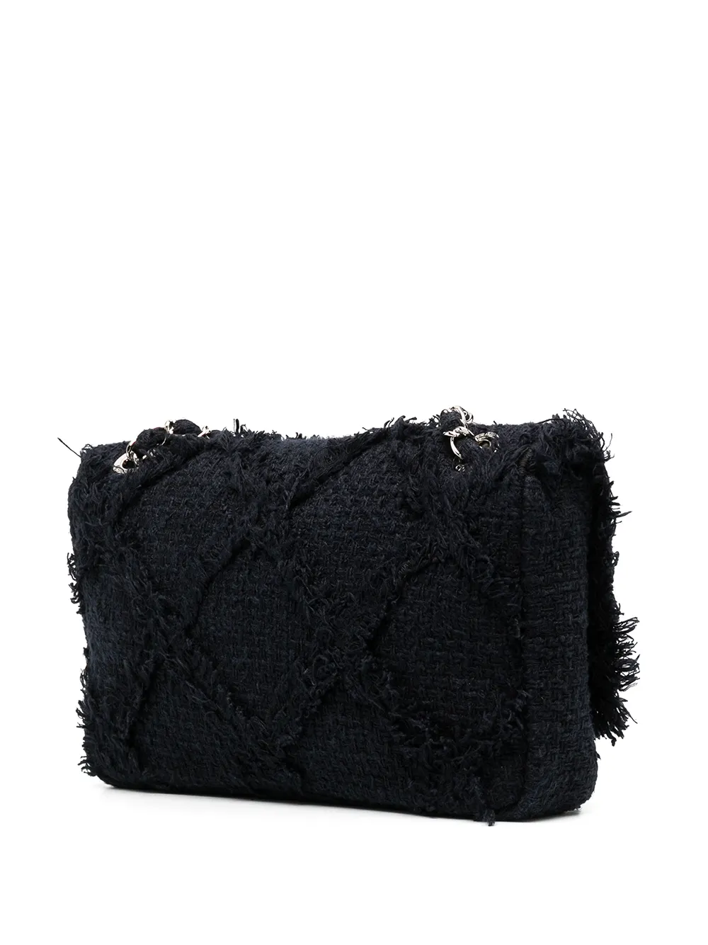 Chanel Pre-owned 2008-2009 Interlocking CC Shoulder Bag in Blue, view 3