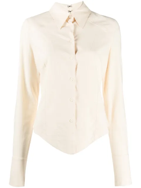 KNWLS fitted button-up shirt