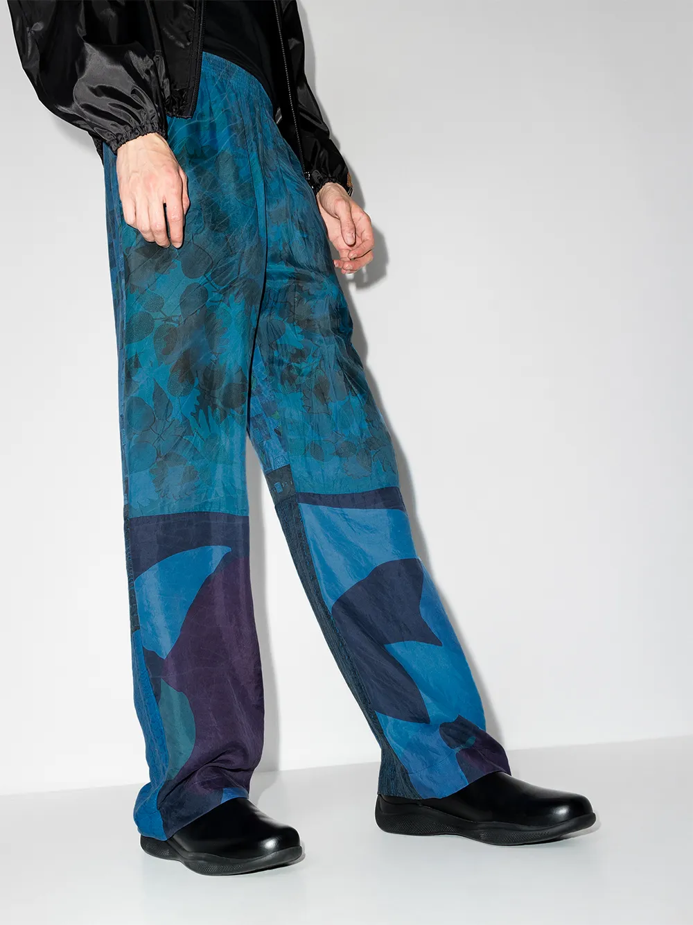 фото Marine serre брюки с принтом