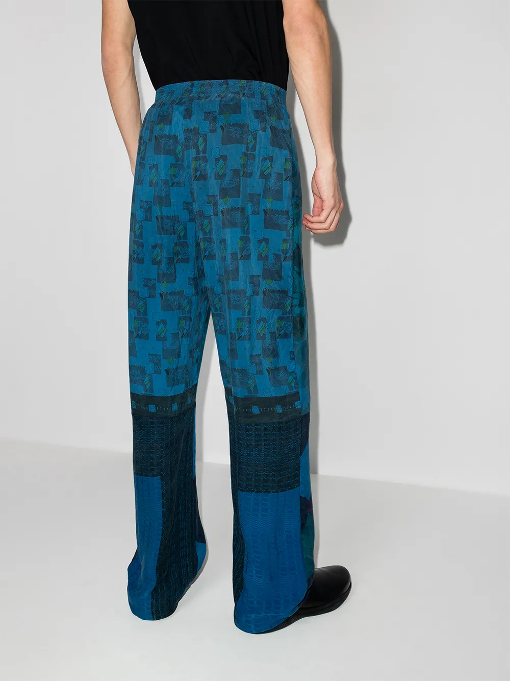 фото Marine serre брюки с принтом