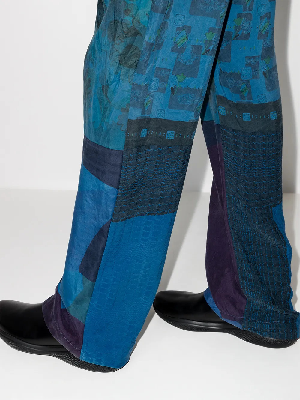 фото Marine serre брюки с принтом