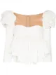 Image 1 of Khaite Kim puff-sleeve top