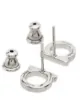 Salvatore Ferragamo Gancini stud earrings
