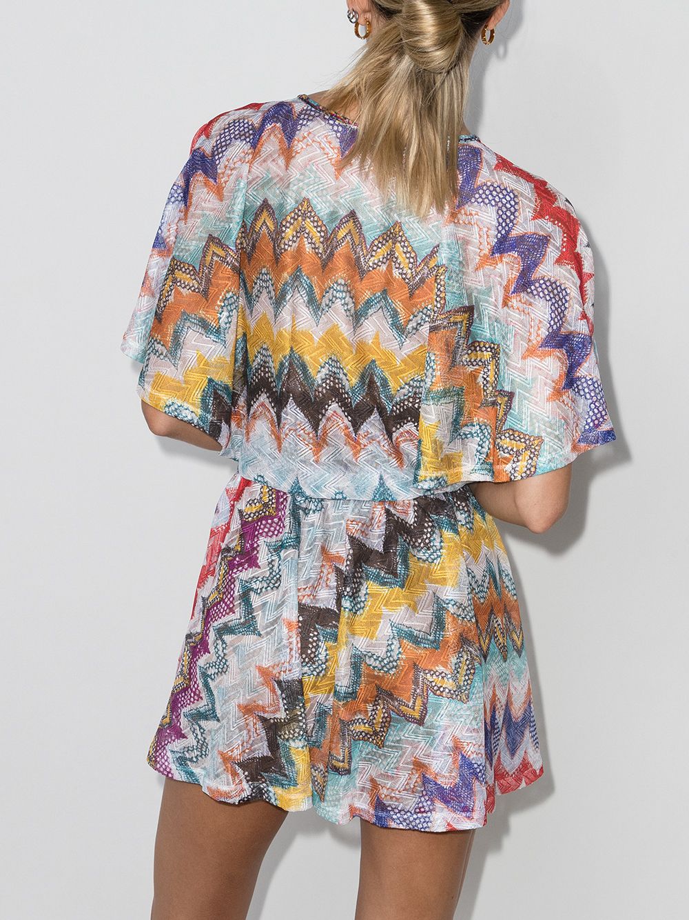 фото Missoni mare zigzag v-neck playsuit