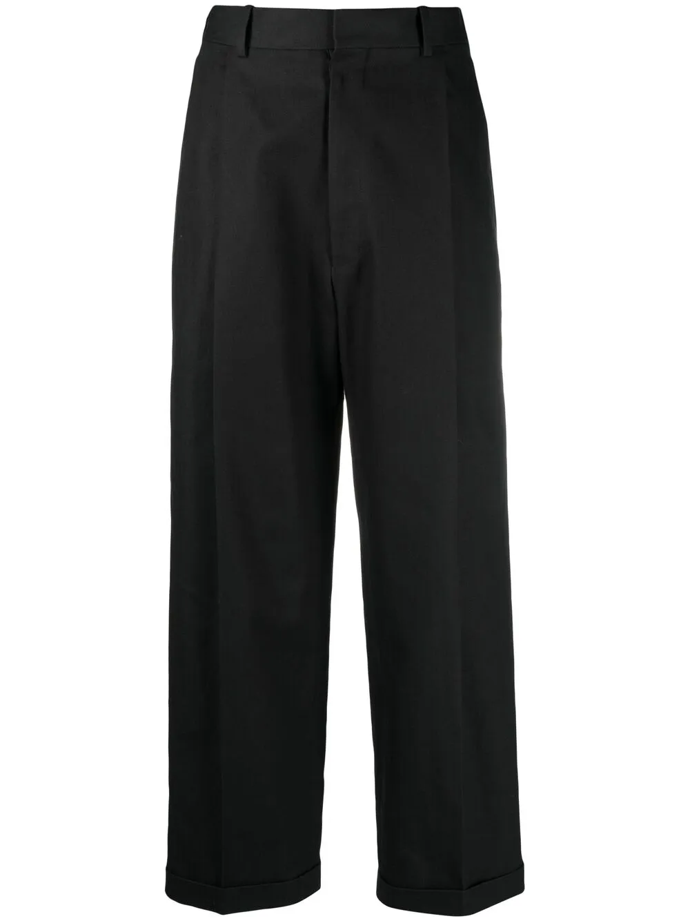 

Maison Margiela turn-up hem tailored trousers - Black