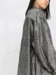 MM6 Maison Margiela check print oversized shirt