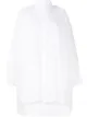 Image 1 of Maison Margiela sheer-panel shirt dress