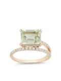 Mateo 14kt yellow gold diamond amethyst Point of Focus ring