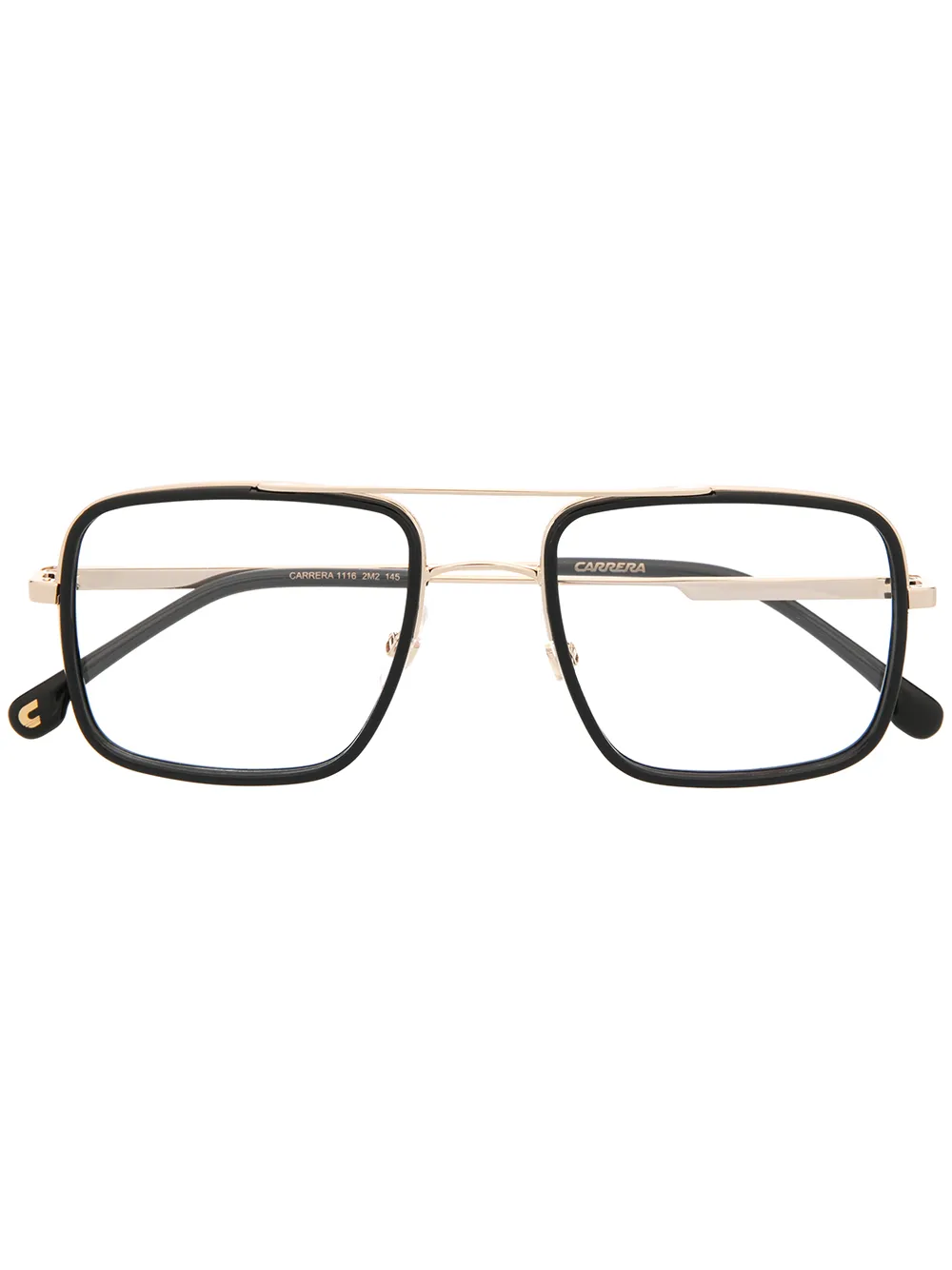 

Carrera lentes con armazón cuadrada - Negro