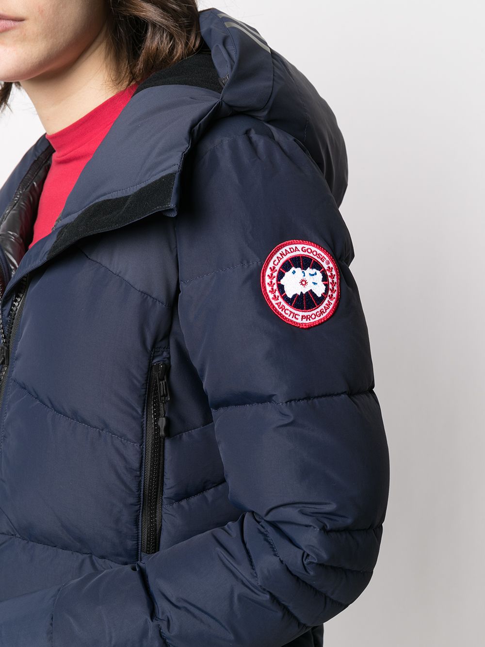 фото Canada goose стеганая куртка с капюшоном