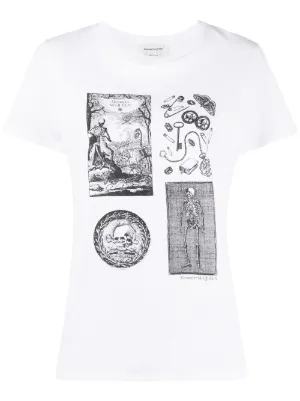 Alexander mcqueen t shirt women's sale
