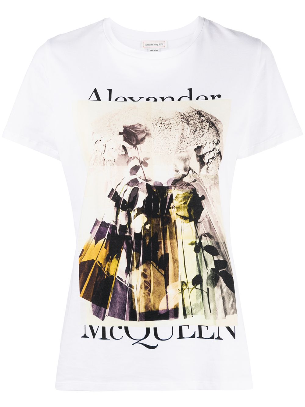 фото Alexander mcqueen футболка с графичным принтом