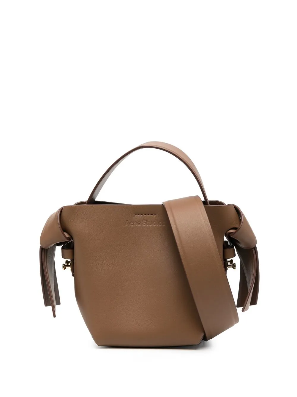 Acne Studios Micro Musubi Tote Bag In Brown