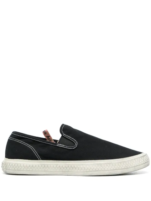 Acne Studios contrast-stitching slip-on sneakers