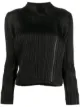 Image 1 of Pleats Please Issey Miyake pleated wrap jacket