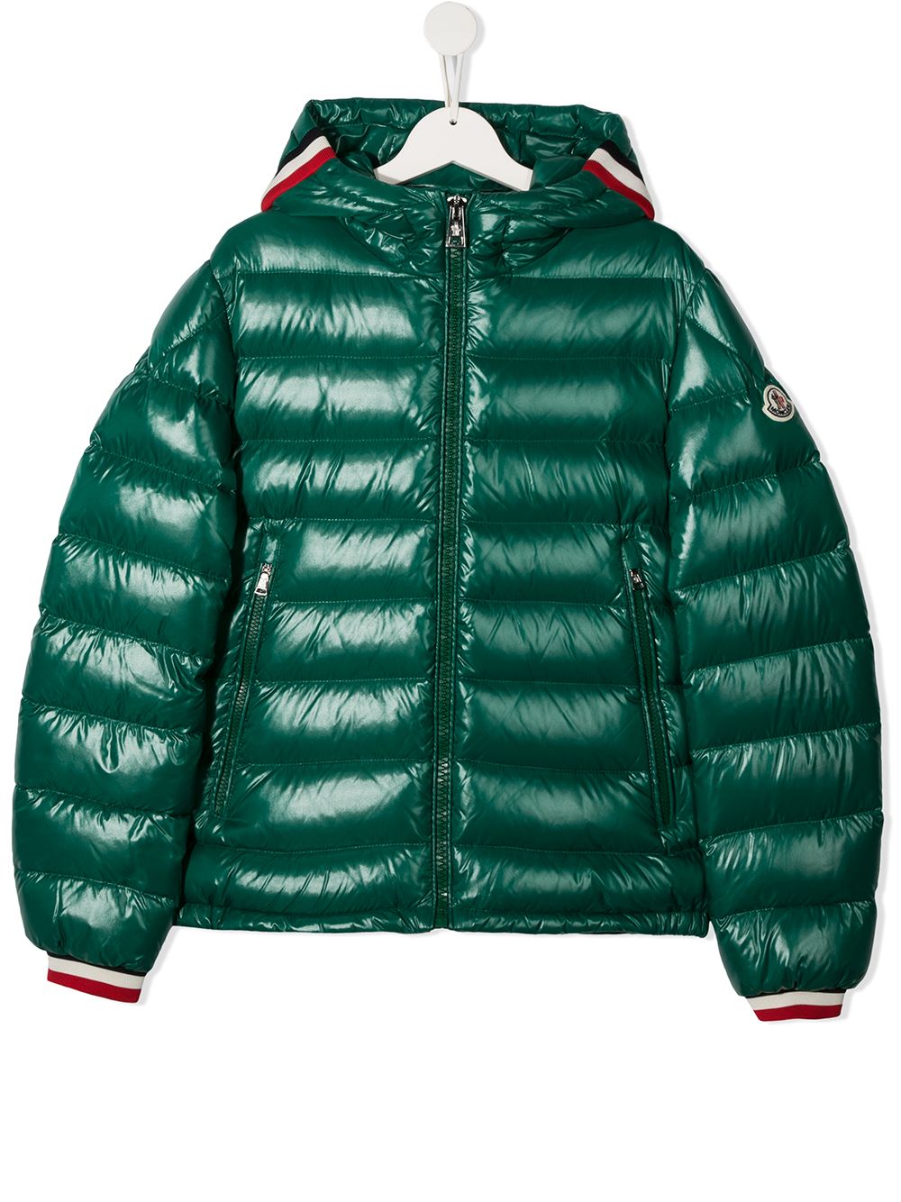 фото Moncler kids куртка-пуховик на молнии