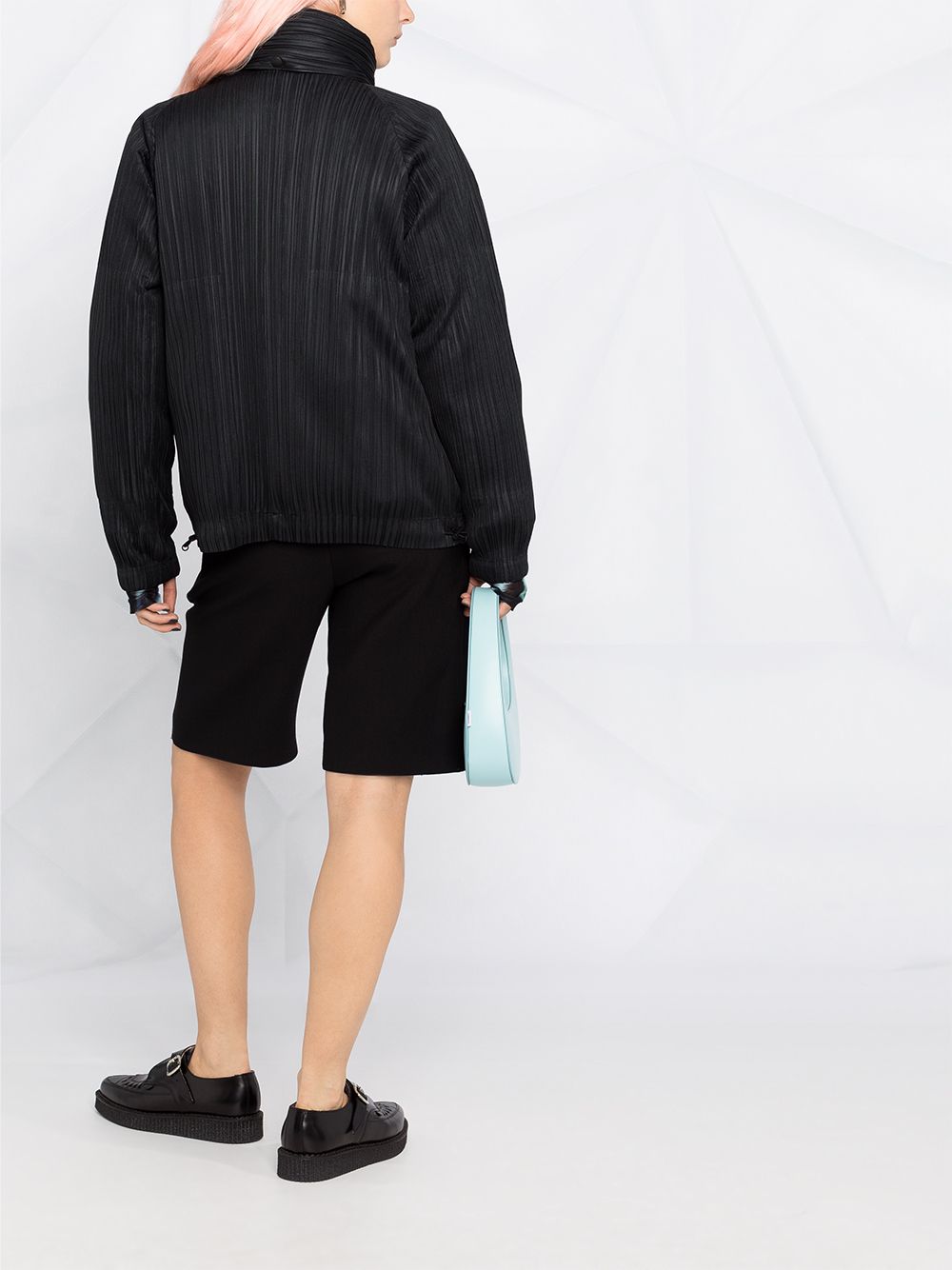 фото Pleats please issey miyake стеганый пуховик