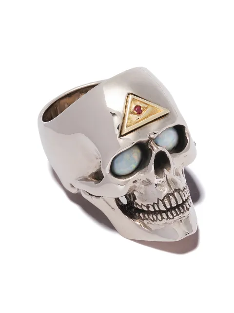 the great frog 恶魔之眼骷髅头戒指