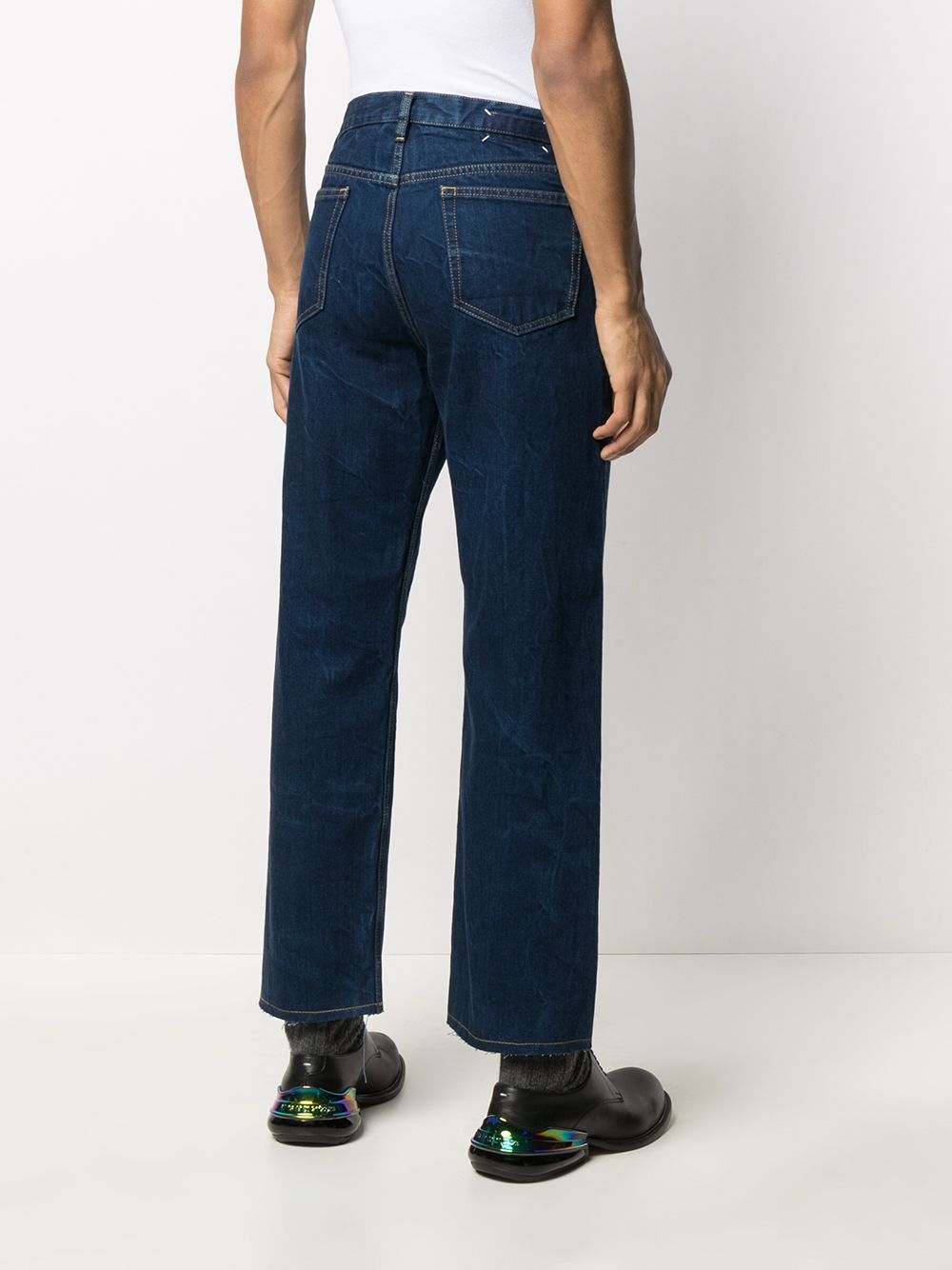фото Maison margiela прямые джинсы с карманами