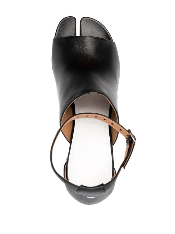 Maison Margiela Tabi 80mm Leather Sandals - Farfetch