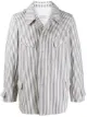 Image 1 of Maison Margiela pinstripe shirt jacket