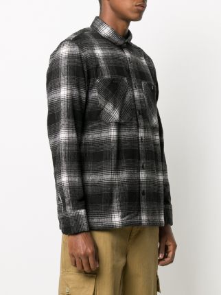 tartan check print shirt展示图