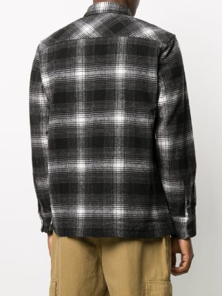 tartan check print shirt展示图