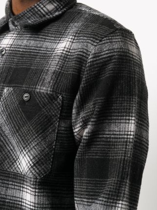 tartan check print shirt展示图