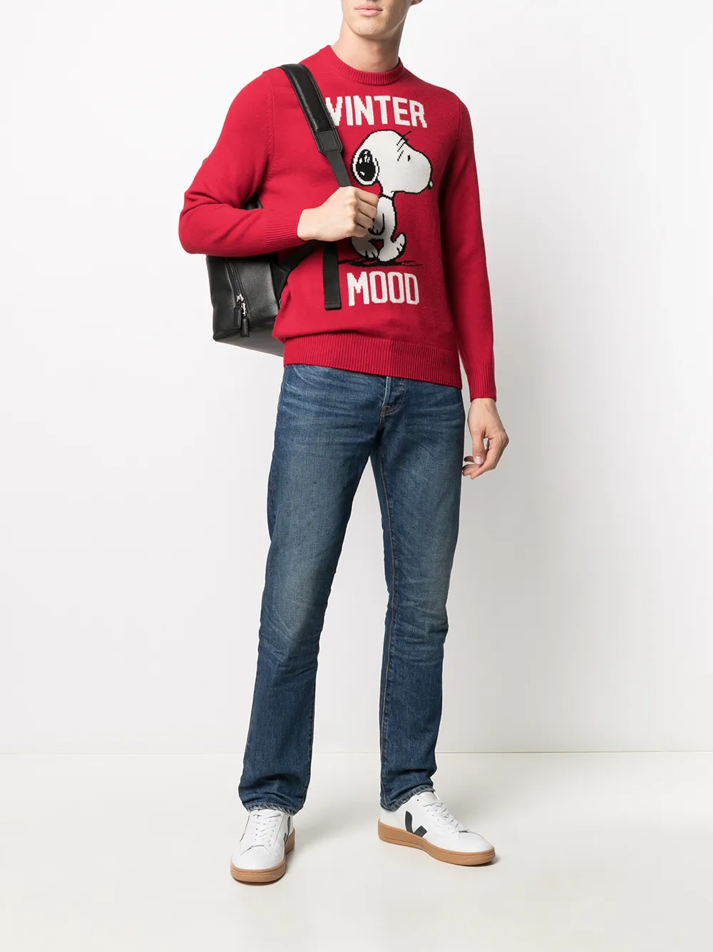 MC2 Saint Barth Intarsia trui - Rood