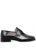 Maison Margiela Tabi leather loafers - Black