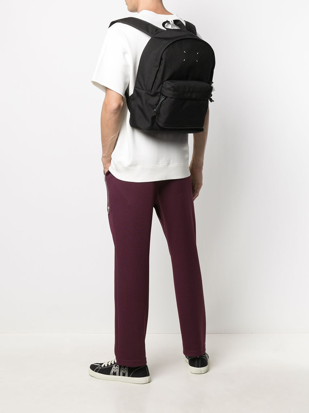 Shop Maison Margiela Stereotype Backpack In Black