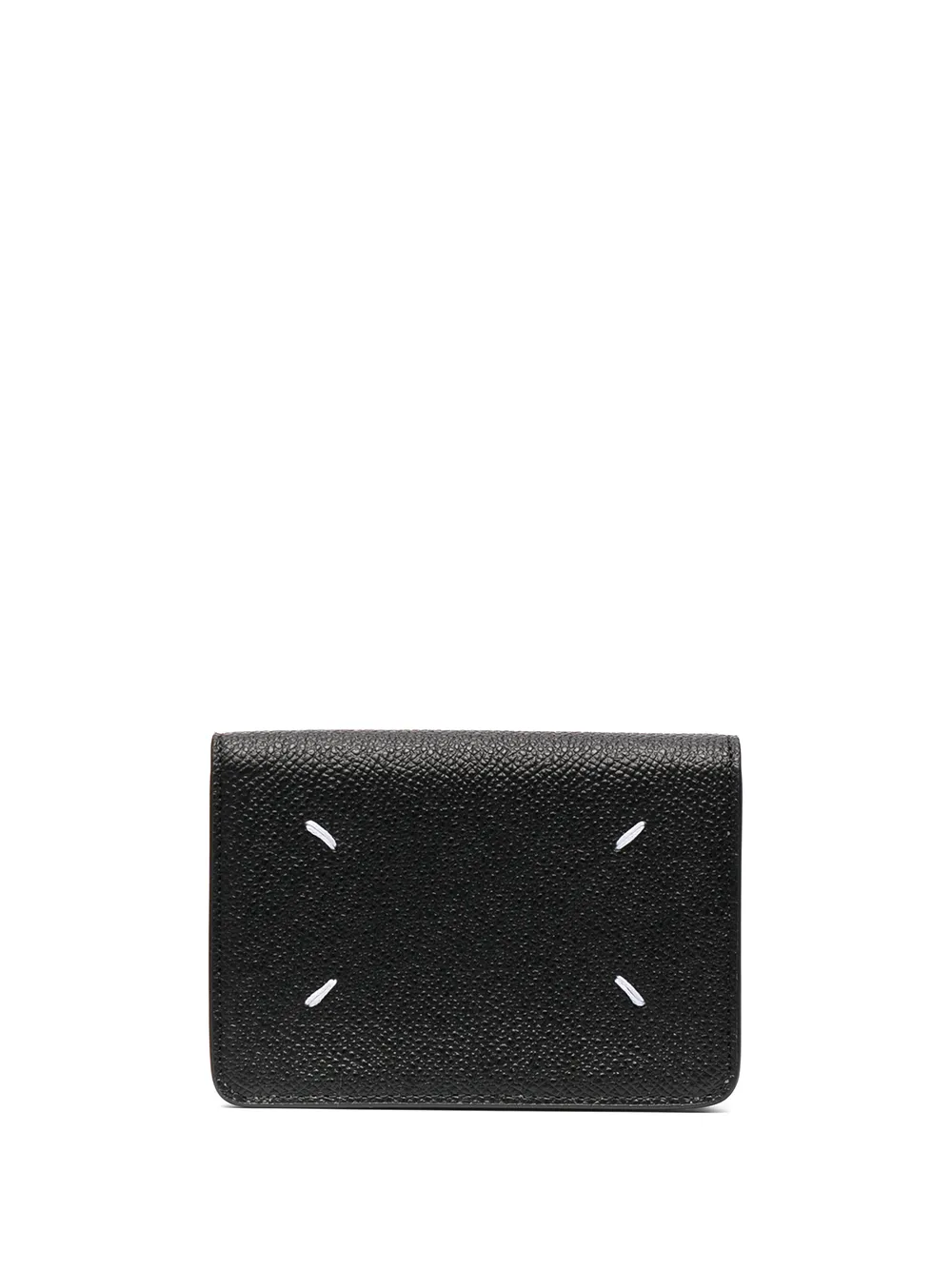 Maison Margiela Pasjeshouder met vier stiksels - Zwart